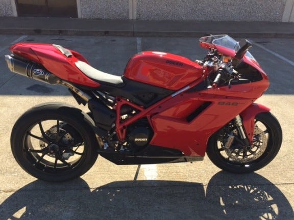 Al Lamb's Dallas Honda, 2013 Ducati 848 Evo | by Nancy McNeil | Medium
