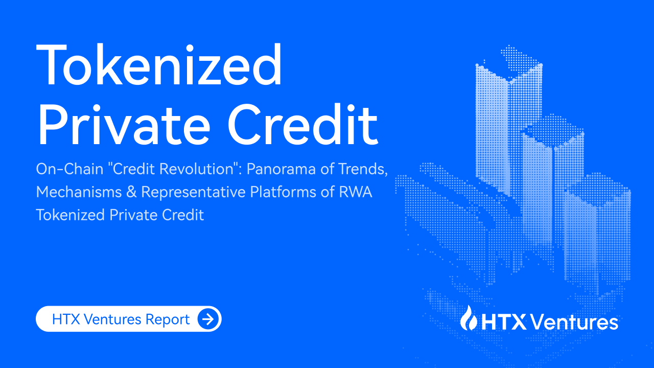 On-Chain “Credit Revolution”: Panorama of Trends, Mechanisms &  Representative Platforms of RWA Tokenized Private Credit | by HTX Ventures  | Medium