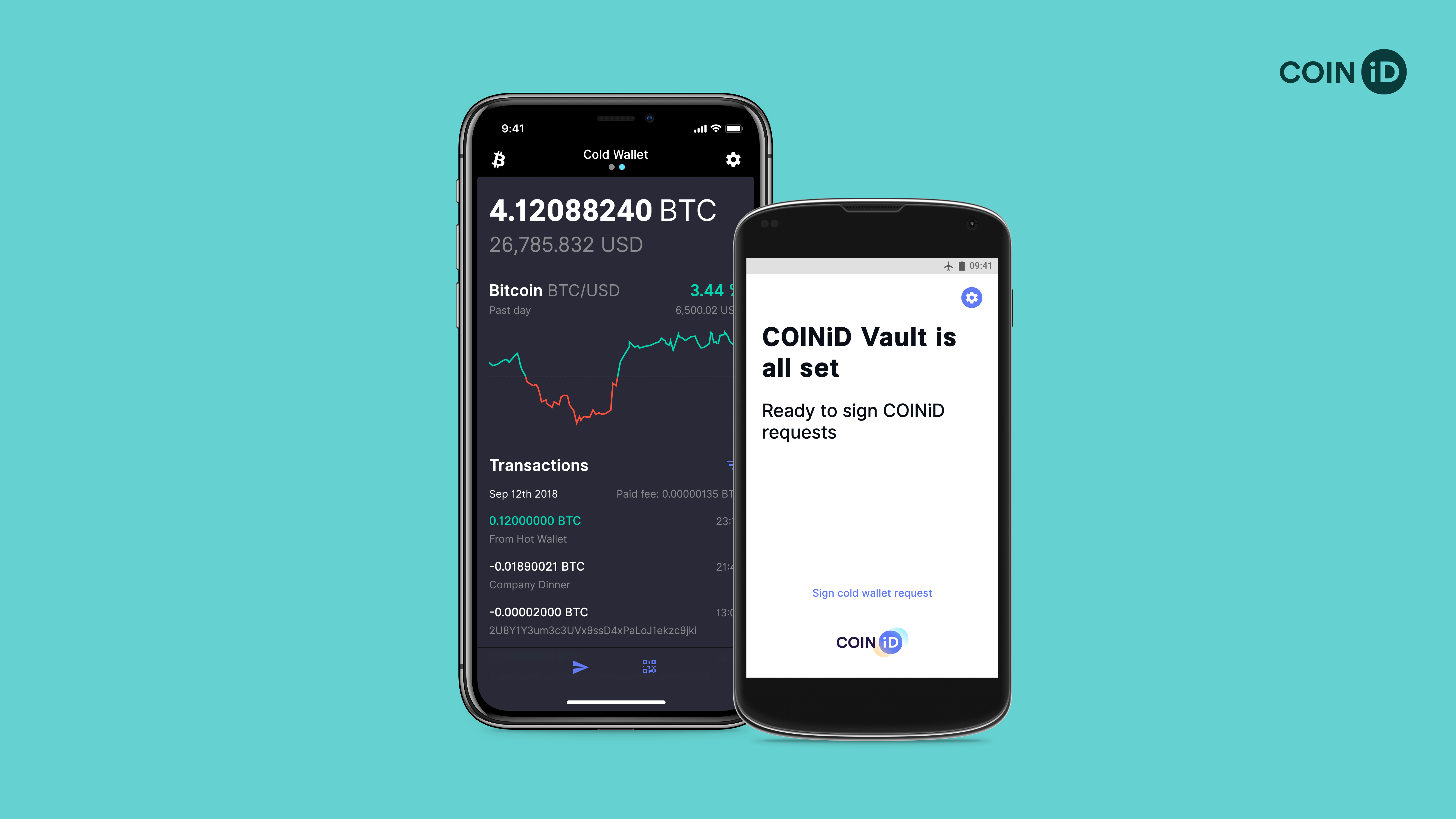 COINiD Hot and Cold Wallet for Bitcoin Available for Android and iOS Early  Access Today | by COINiD | COINiD Stories | Medium