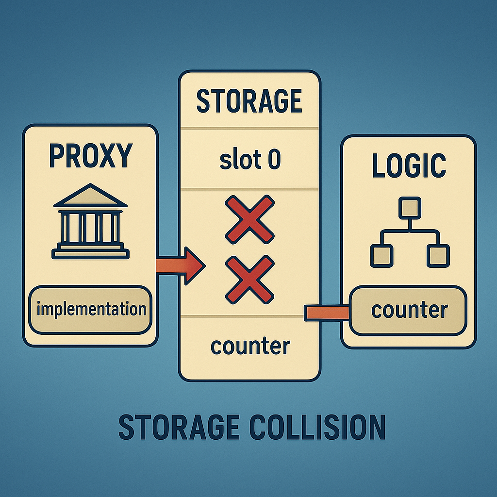 Smart Contract Vulnerabilities Unveiled: Storage Collision in Proxy  Contracts | by Mustafa Akbulut | Coinmonks | Medium