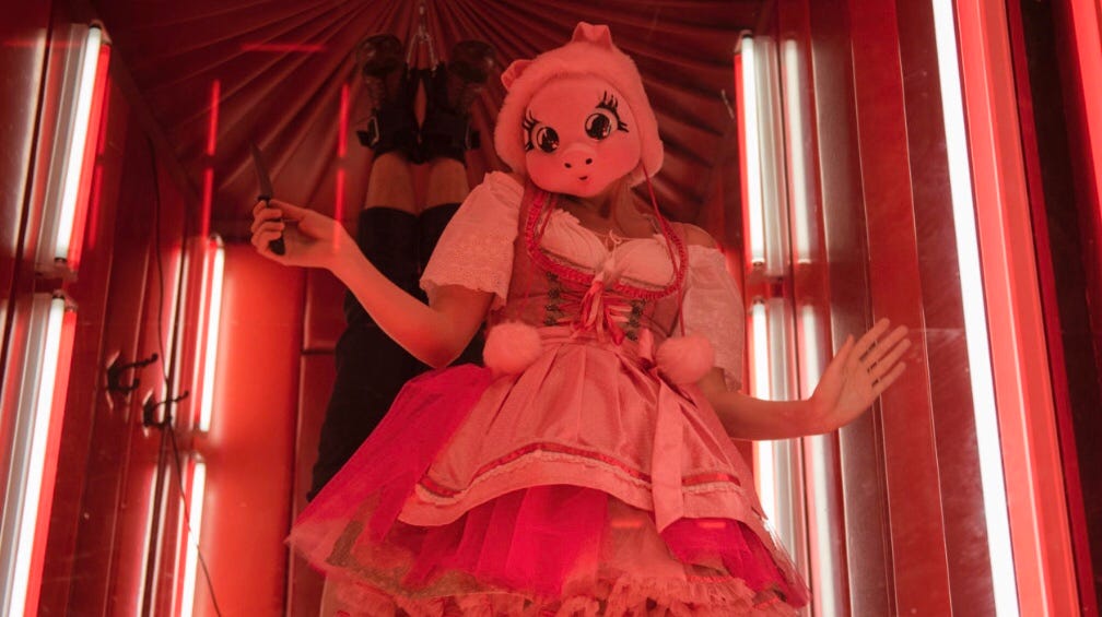 killing eve pink dress episode Killing Eve costumes to be put on display at Bafta exhibit | The Independent