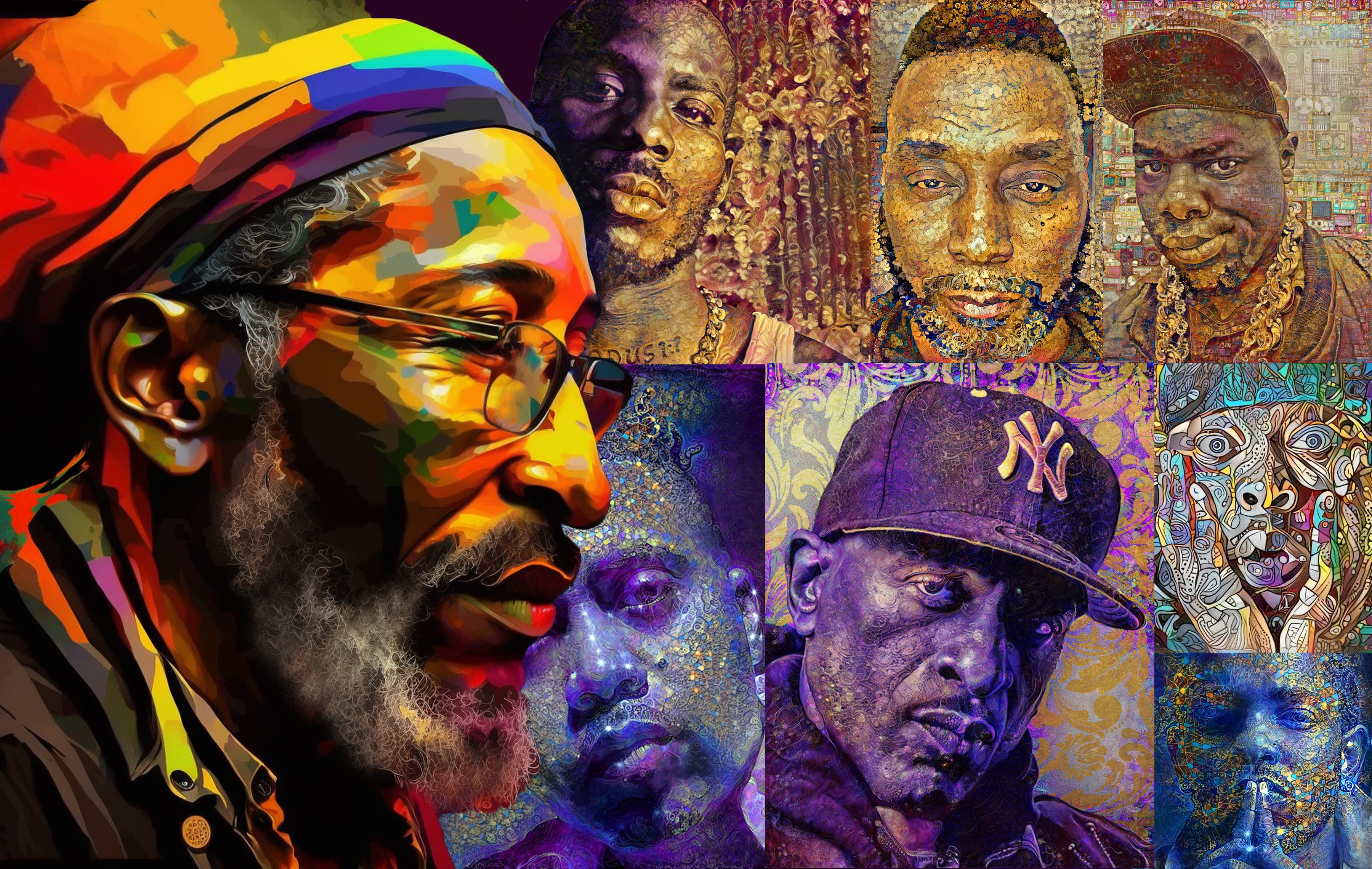 50 Years of Hip Hop Told Using Generative AI Art | by Nettrice