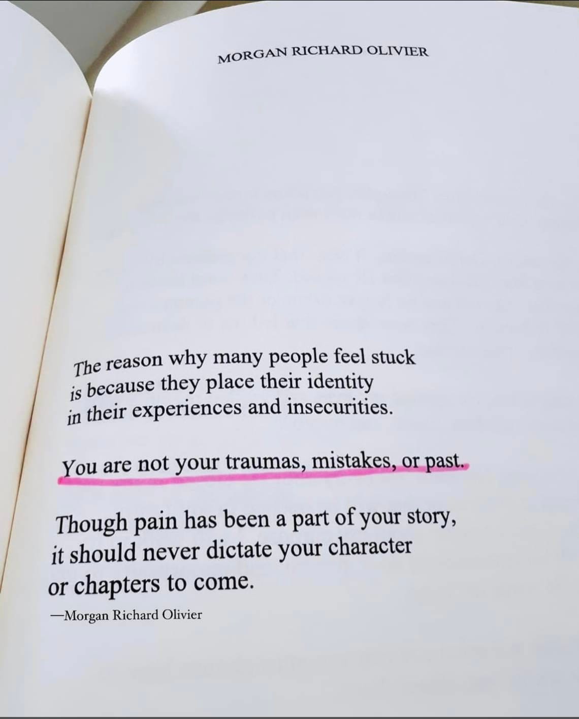 Your Trauma Does Not Define You. Quote from Facebook | by Bria Rivello |  Medium, image size:1140x1414