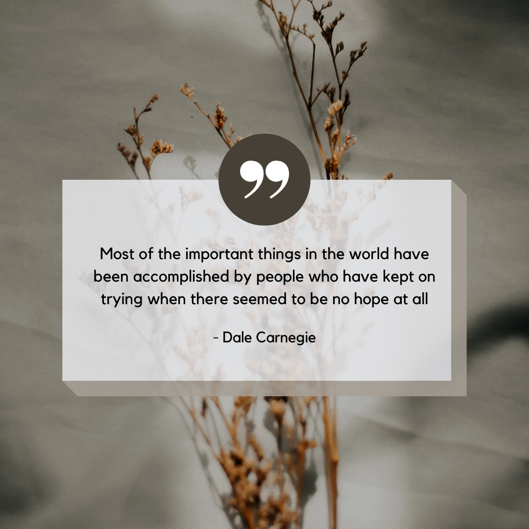 My Quote Review: A Quote about Life from Dale Carnegie | by Aminlogic |  Medium, image size:1080x1080