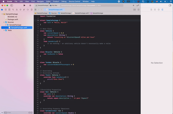 Xcode Examples