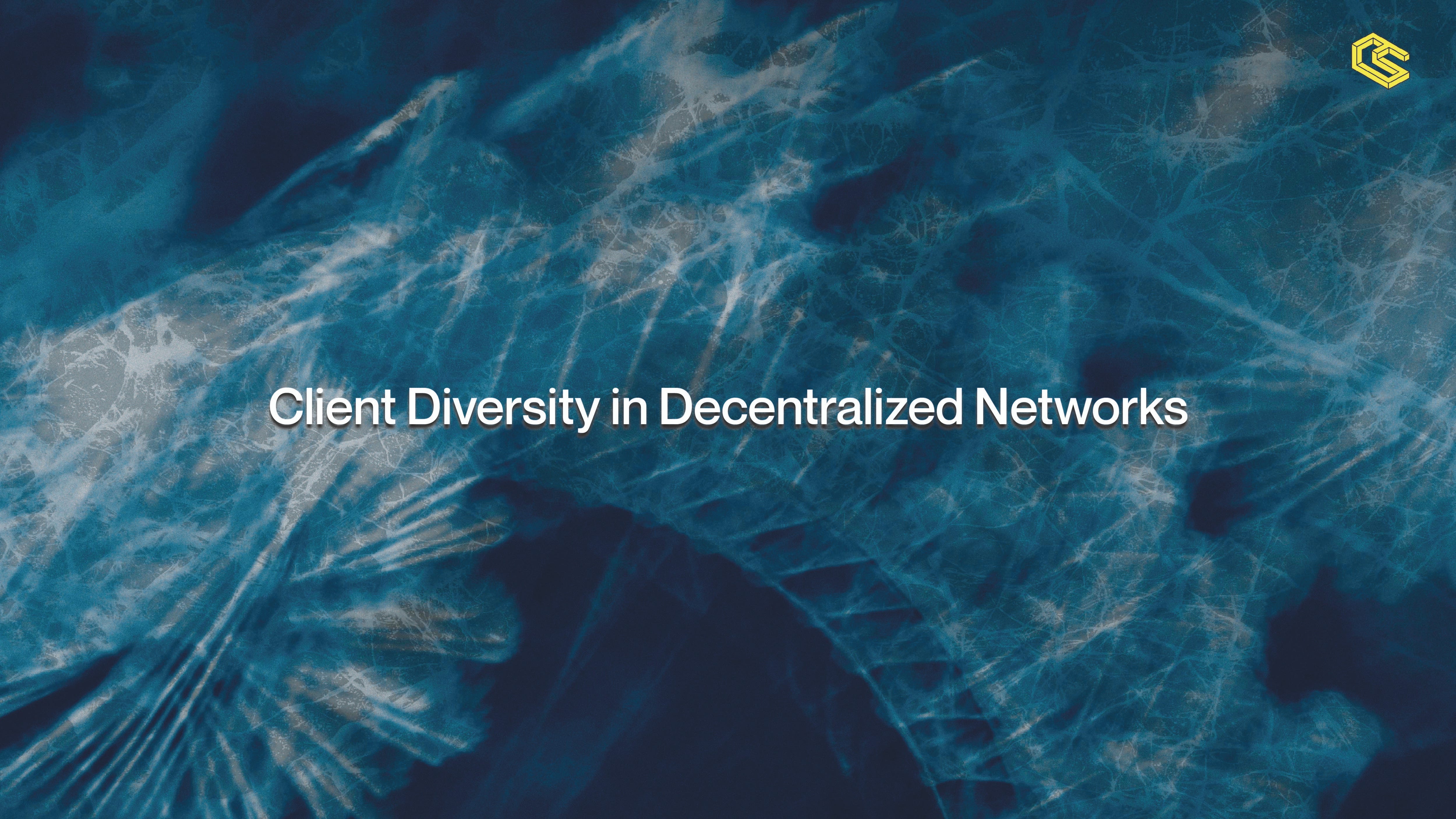 The Importance of Client Diversity in Decentralized Networks
