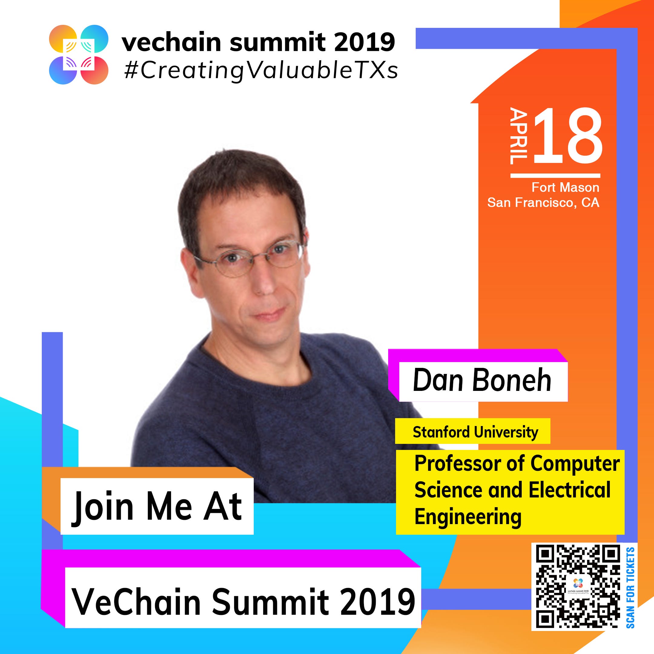 Dr. Dan Boneh, Professor and Cryptography Expert, Featured at the 2019  VeChain Summit | by VeChain Official | Medium