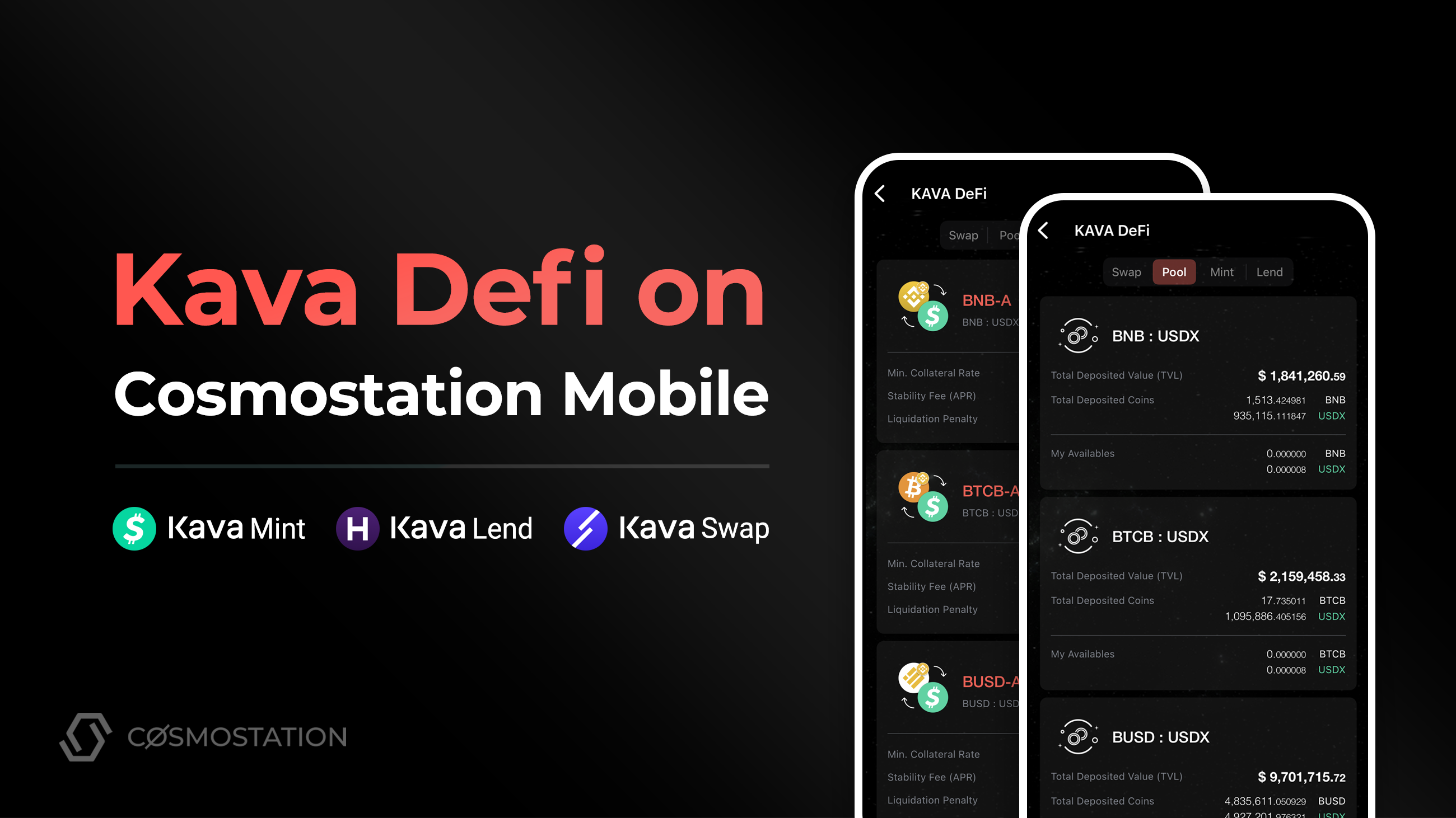 Kava DeFi on Cosmostation Mobile. Explaining Kava DeFi on Cosmostation… |  by Mikey JH Lee | Medium