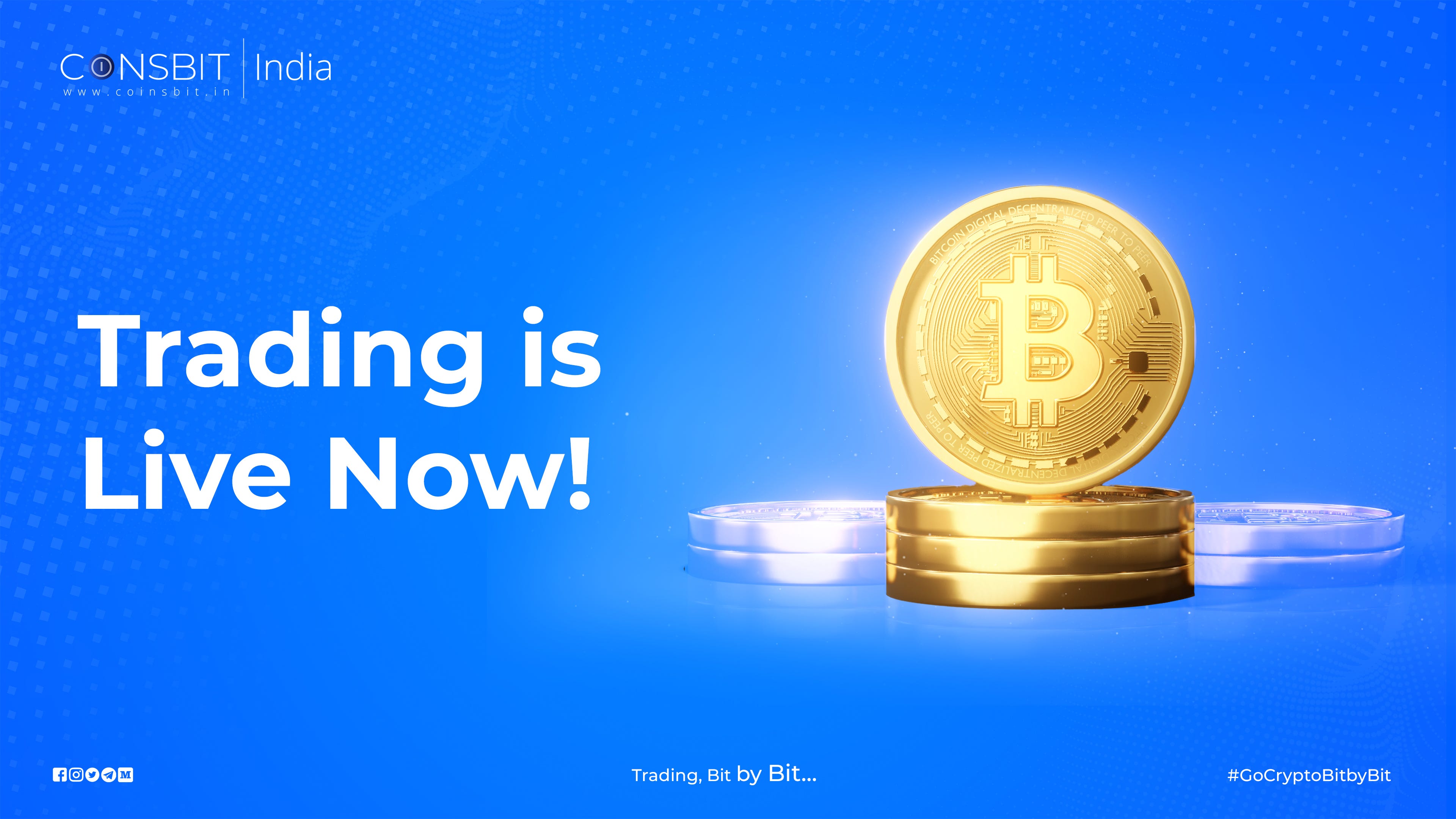 Coinsbit India Crypto to Crypto trading is now live! | by Cryptoforce India  | Medium