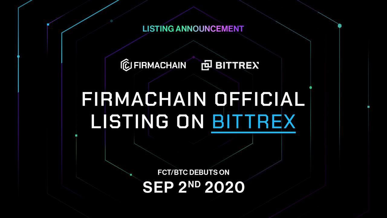 FirmaChain x Bittrex 상장 발표. 안녕하세요 피르마체인입니다. | by FIRMACHAIN | FIRMACHAIN |  Medium