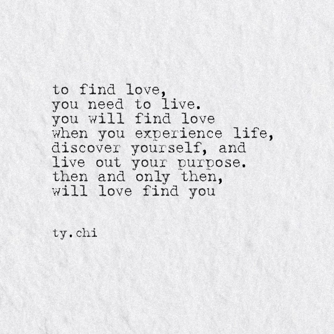 We Don't Find Love, It Finds Us.. I've watched The Secret Life of Walter… |  by ty.chi | Hello, Love | Medium, image size:1080x1080