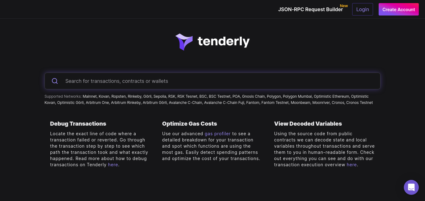 Tenderly Explorer The Unified Blockchain Explorer You Need | by Samson  Adesanoye | Coinmonks | Medium