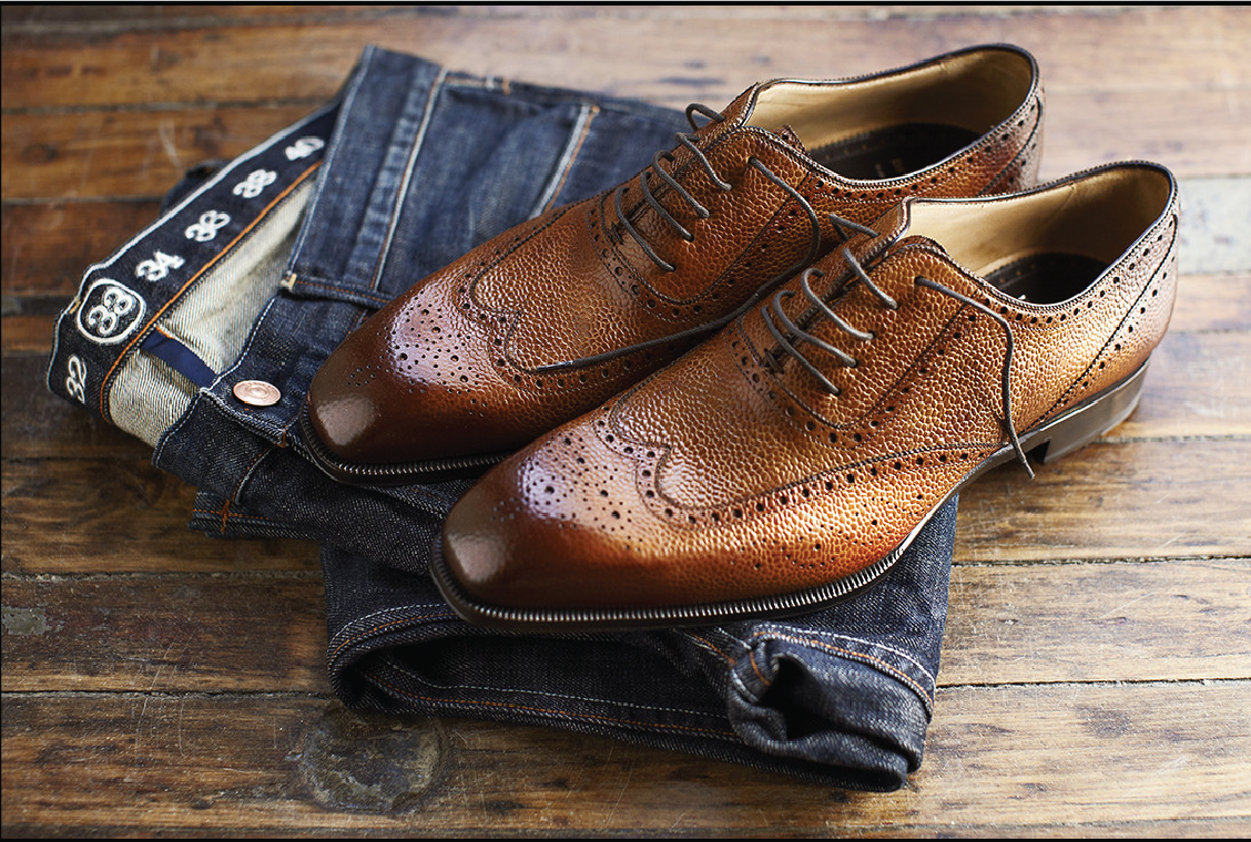 Dress Shoes With Jeans. Although jean pants are a casual | by Gulzar Ahmed  | Medium