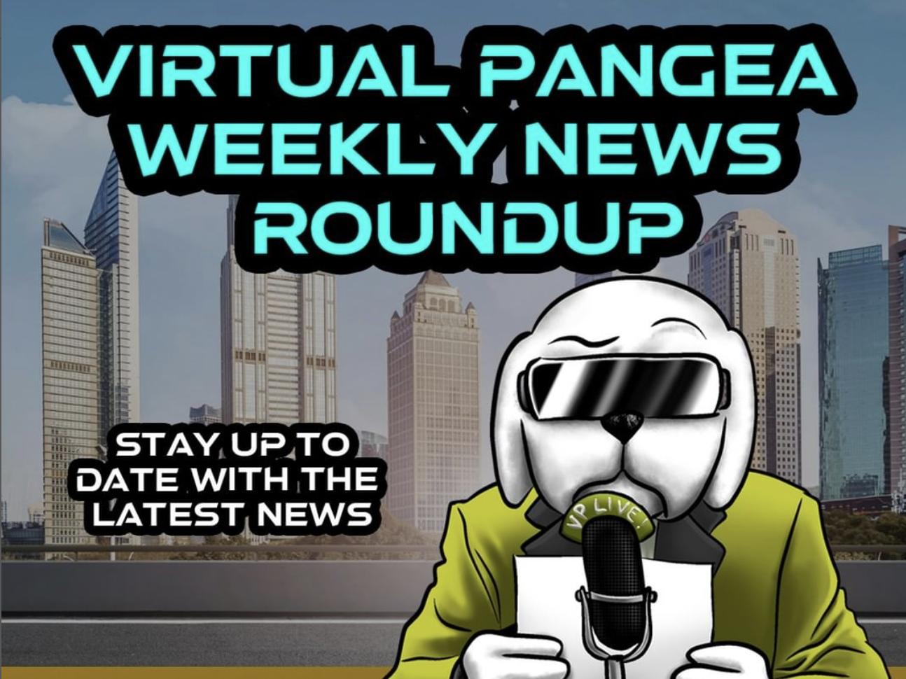 Thumbnail for the Medium article 'Virtual Pangea Weekly News Round-Up'