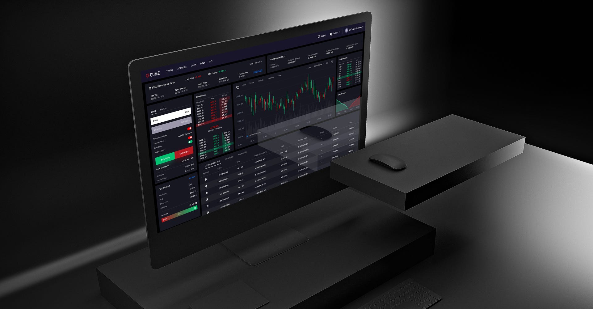 Redesigned the world fastest crypto trading platform — Qume | by Eftakher  Alam | Muzli - Design Inspiration
