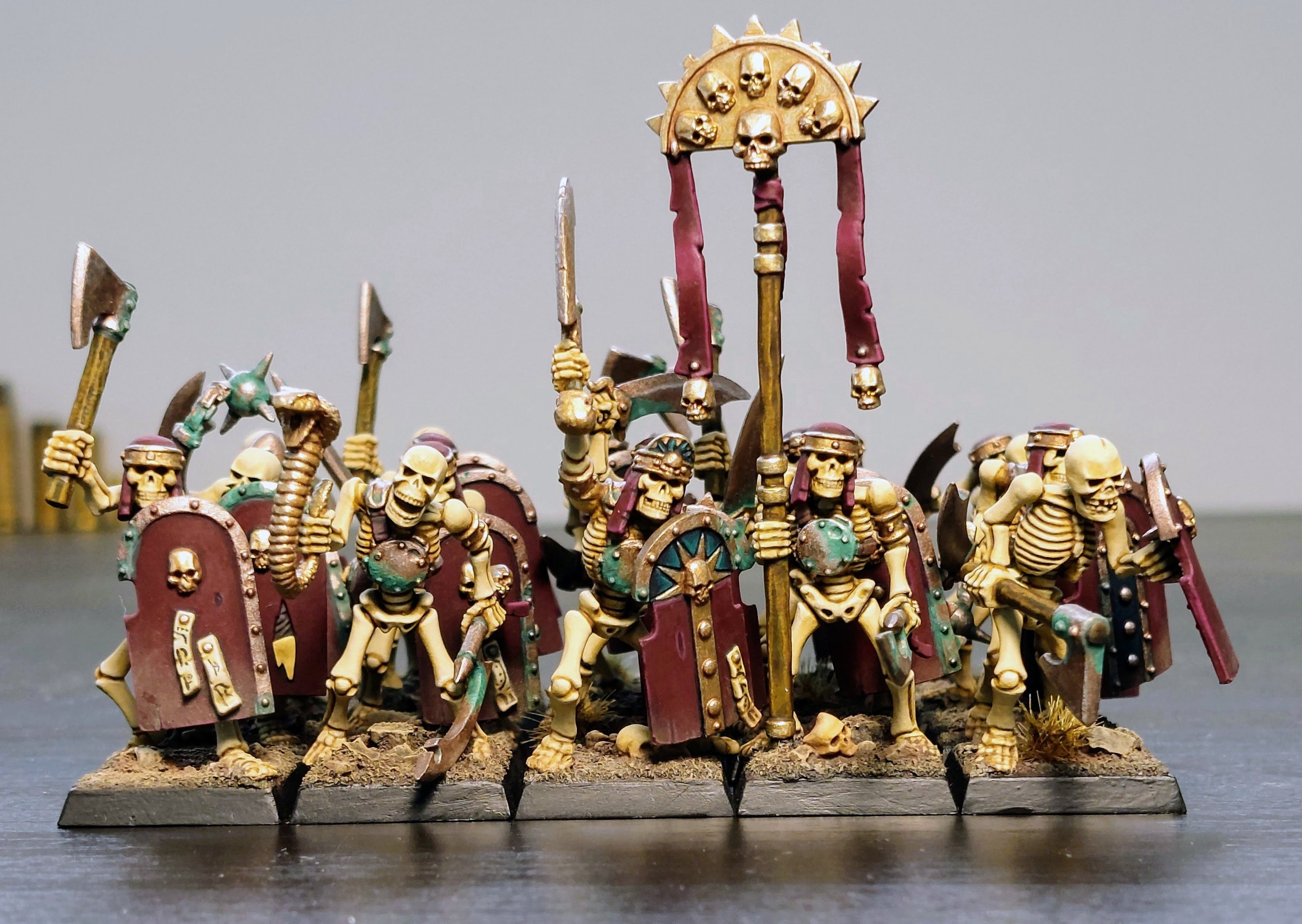 トゥーム・キングの飢餓をテーマWarhammer: Tomb Kings＃ Games Workshop 07-06 - Warhammer: The Old World - Tomb Kings
