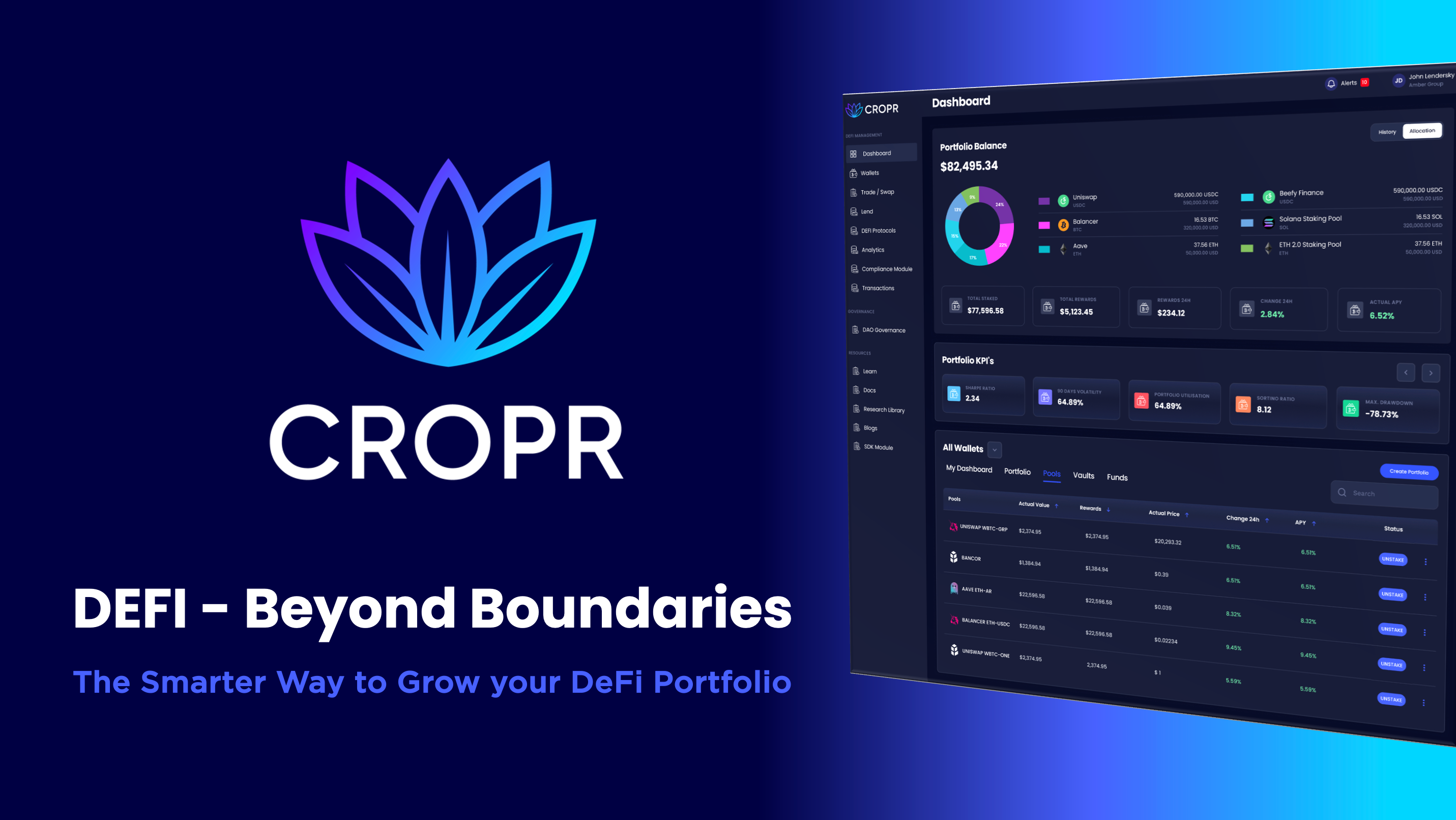 The Tool we need to manage Crypto Portfolios | by Johannes Gugl | CROPR |  Medium