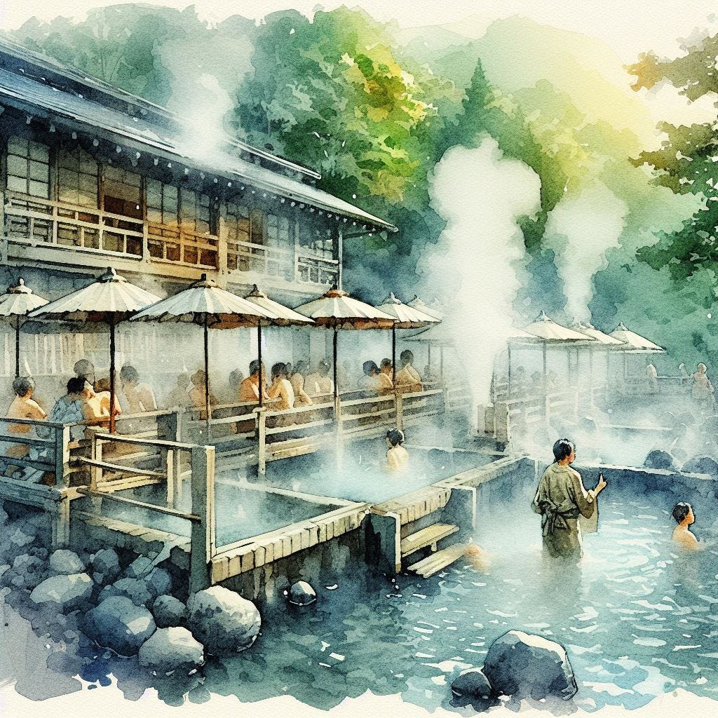 Japanese Onsen: completely addicted! | by LindenThorp:creator & Earthling  Here & Now | Medium