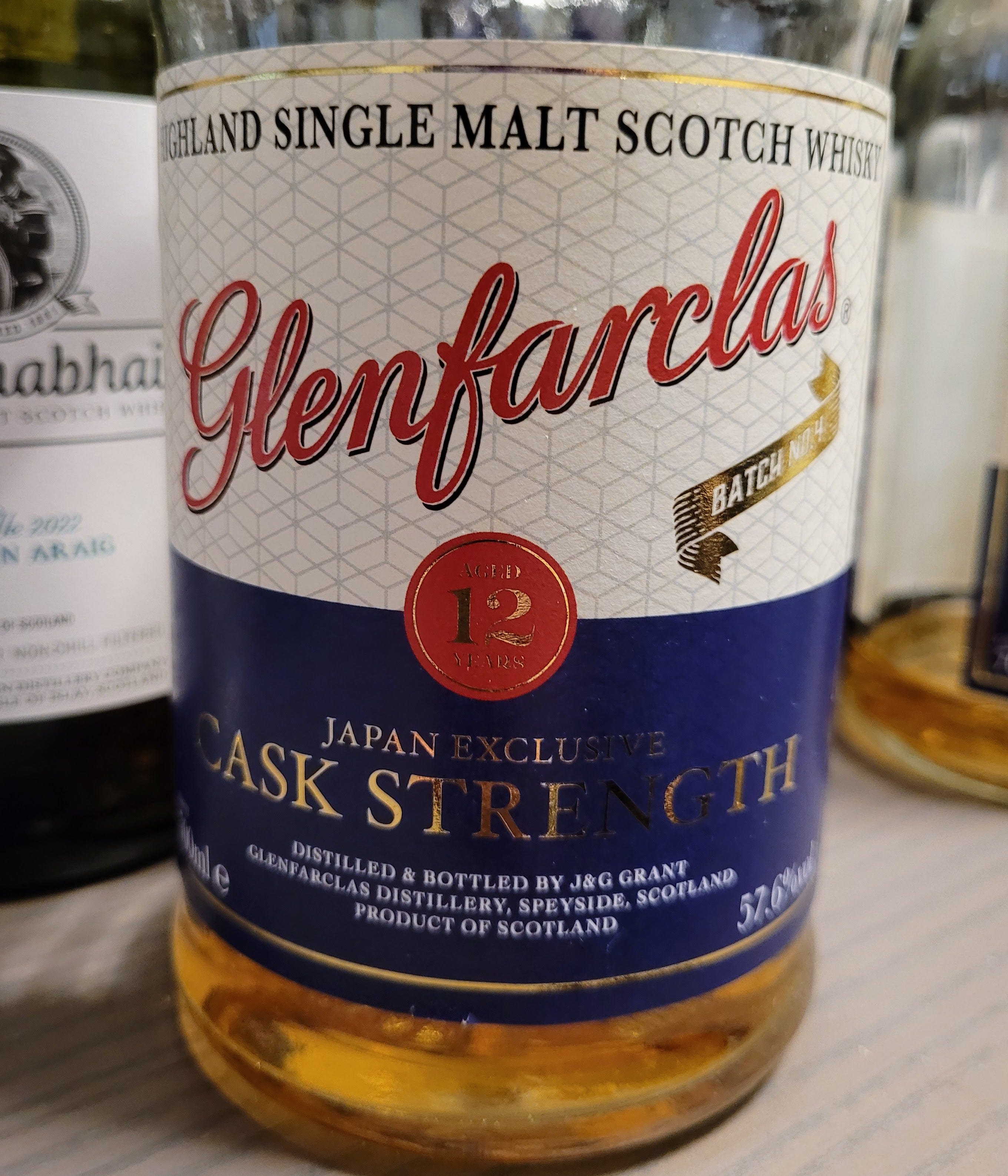 Scotch Whisky Review: Glenfarclas 12 Cask Strength — Batch 4