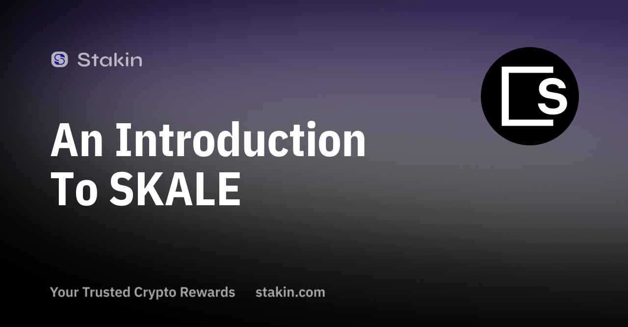 An Introduction To SKALE Network by Gisele Schout | Stakin