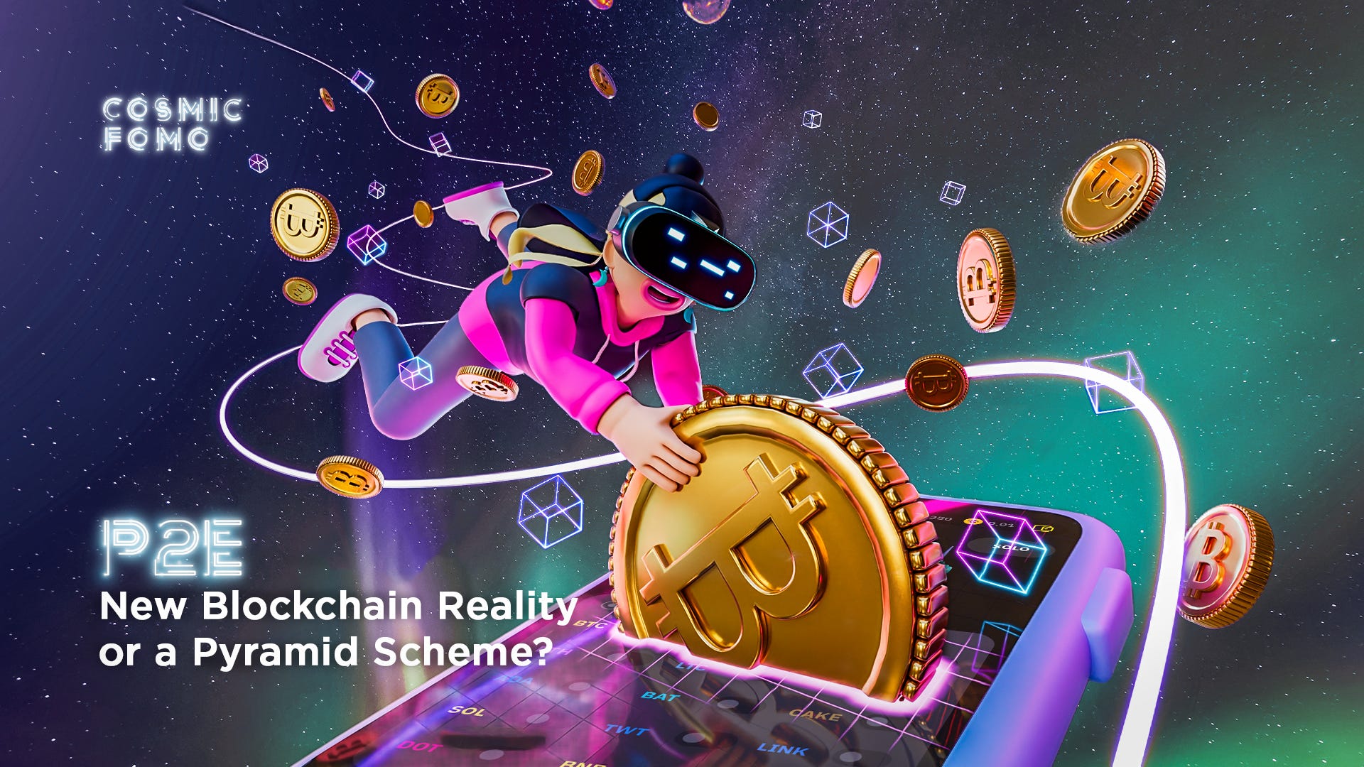 The Money Game: Is P2E the New Blockchain Reality or a Pyramid Scheme? | by  Cosmic FOMO | Cosmic FOMO | Medium
