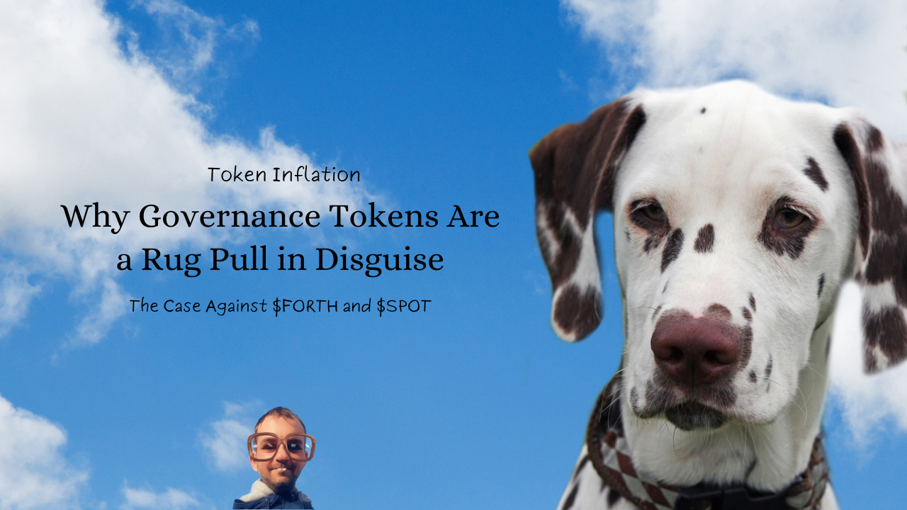 Why Governance Tokens Are a Rug Pull in Disguise: The Case Against $FORTH  and $SPOT | by Cryptonator`s | Medium
