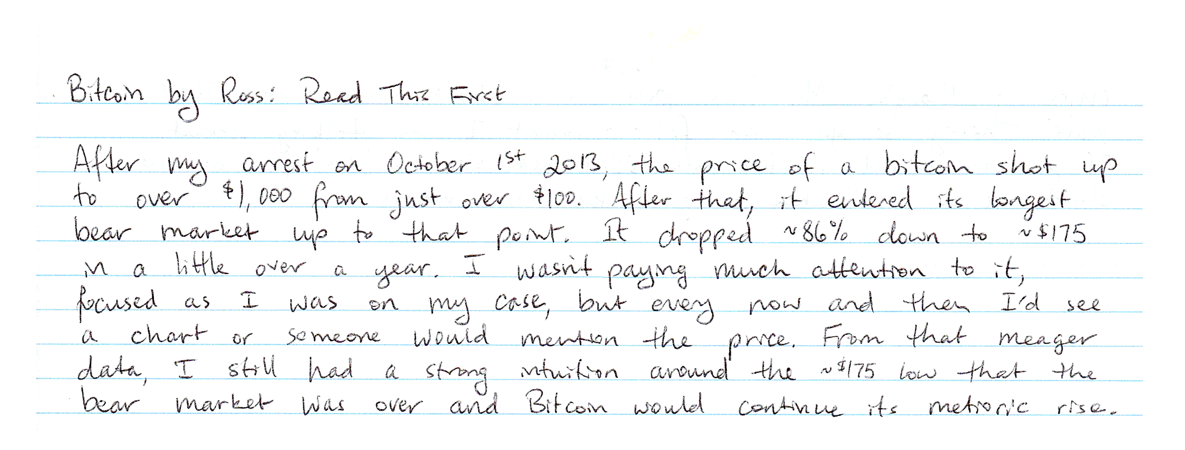 Ross Ulbricht: Read This First | #BitcoinbyRoss | Medium