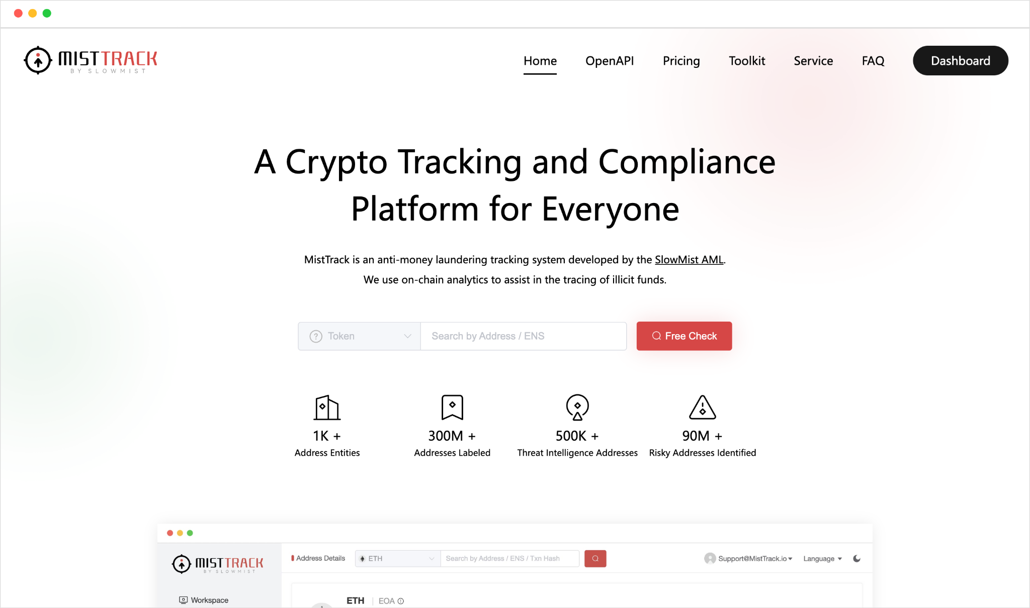 MistTrack: A Powerful Platform for Blockchain Security and Compliance | by  SlowMist | Medium