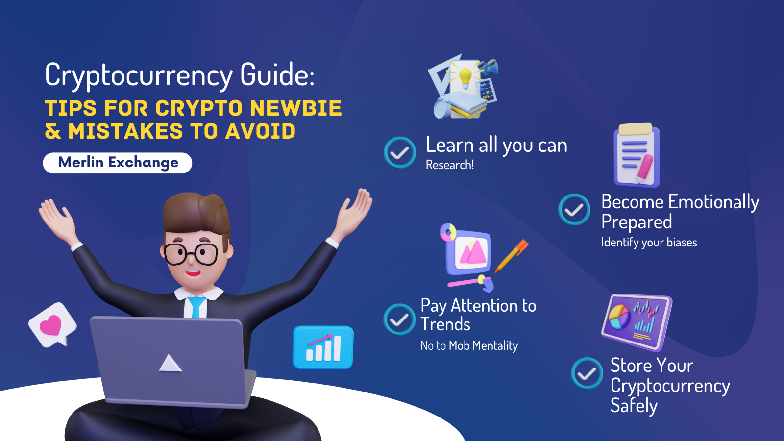 Cryptocurrency Guide: Tips For Crypto Newbies And Mistakes to Avoid | by  Merlin Exchange | Medium