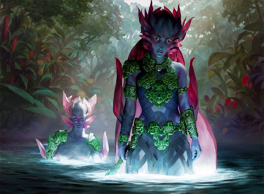 mtg water cards Magic The Gathering - The Lord of the Rings remove one from it instead.) Whenever you draw a card during an opponents turn The Watcher in the Water