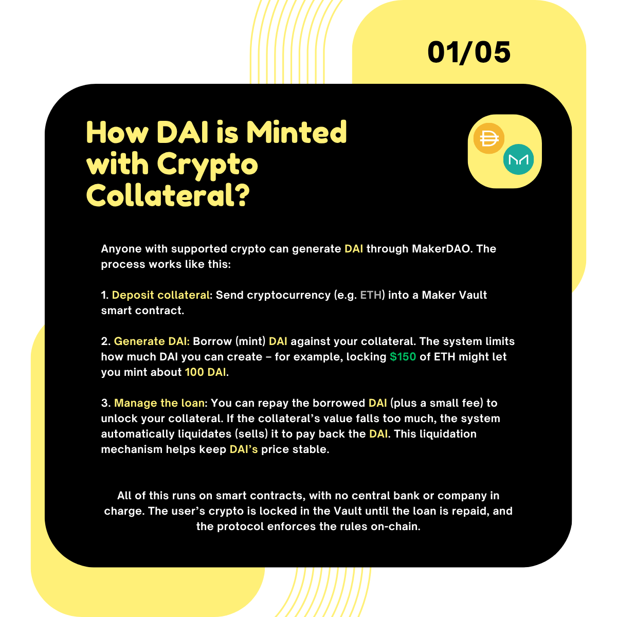 What is Maker DAO ? How It Stays $1 Without a Bank. | by Izaq | Medium