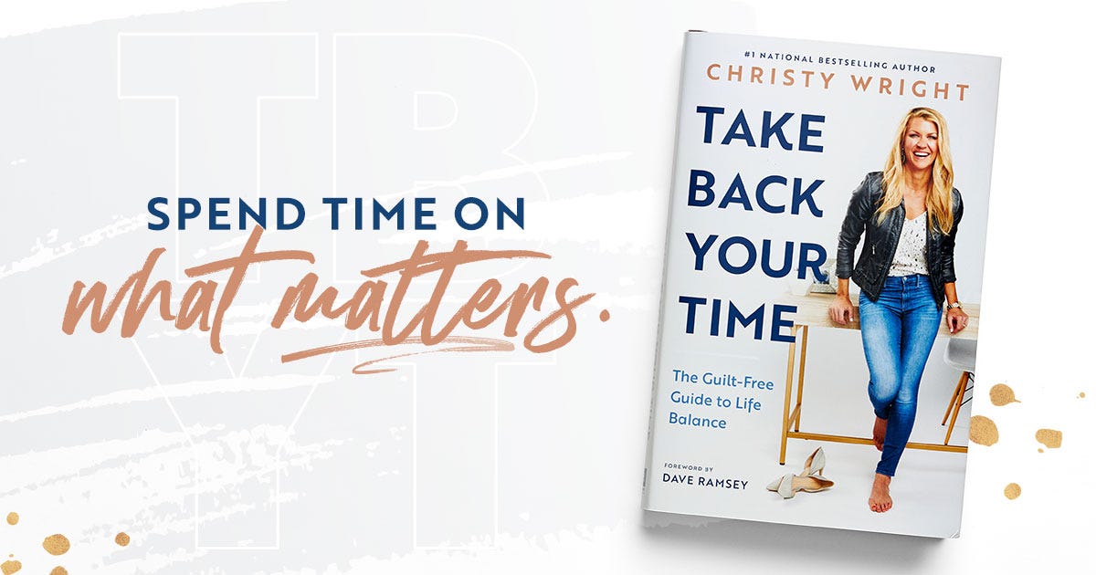 Take back your time by Christy Wright
