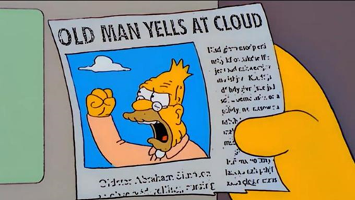 March Madness: I'm Now the Old Man Yelling at Clouds | by Barth Keck:  Musings | Medium