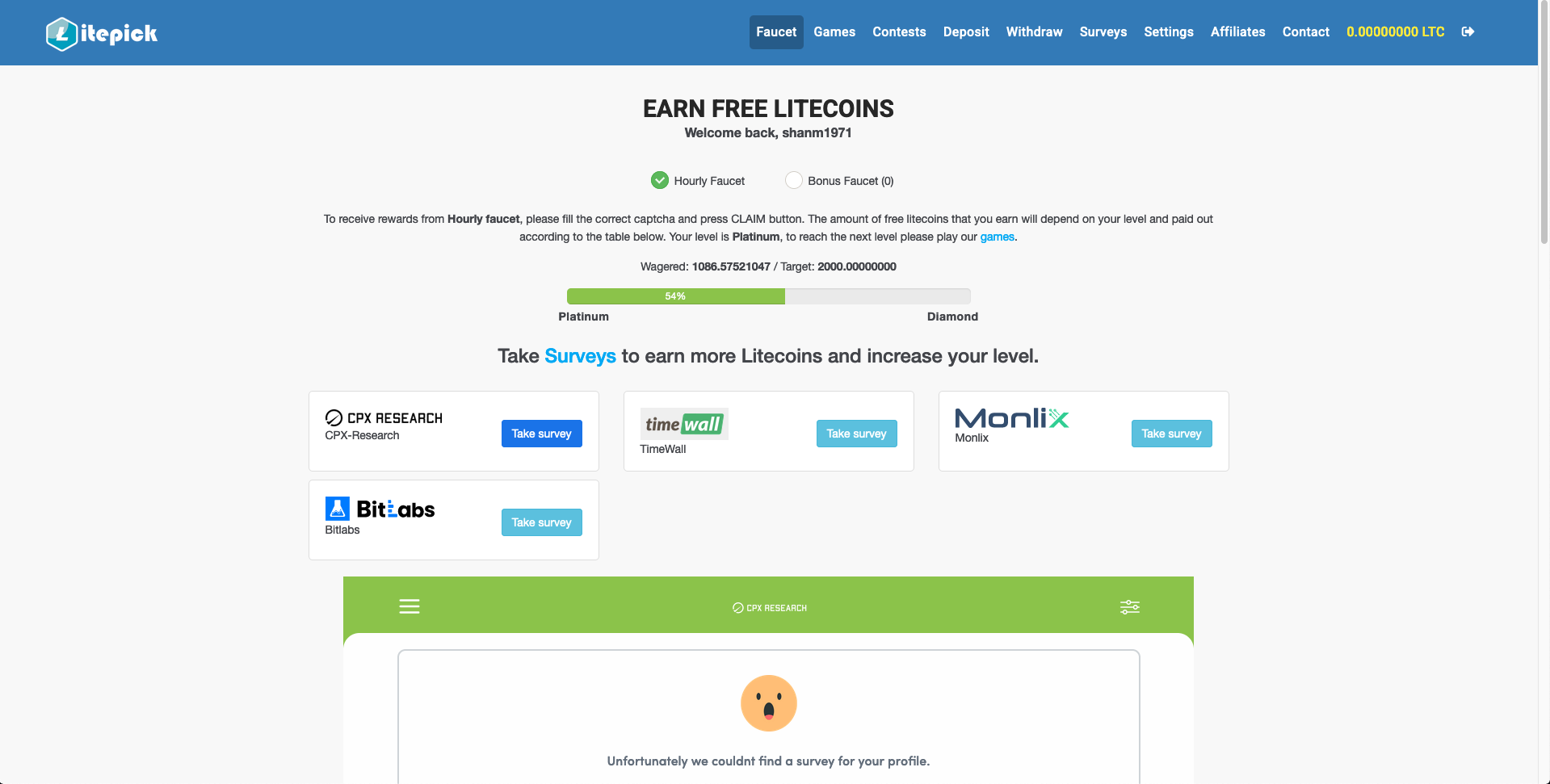 Litepick.io — Minimalist Litecoin Faucet and Gaming Site - Shannon McDowell  - Medium