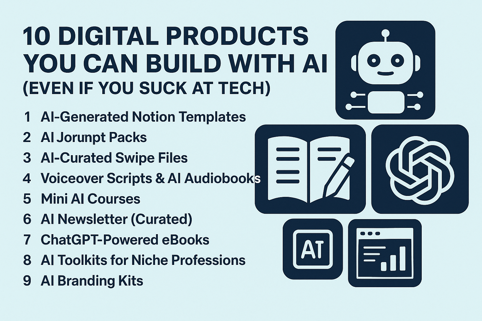 10 Easy Digital Products You Can Build With AI | by Marcellinus ...