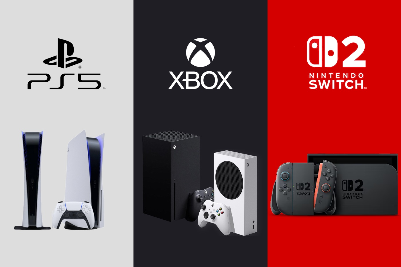 SWITCH 2 VS PS5 VS XBOX FOR GAME LIBRARY: | by Retro Dads Gaming