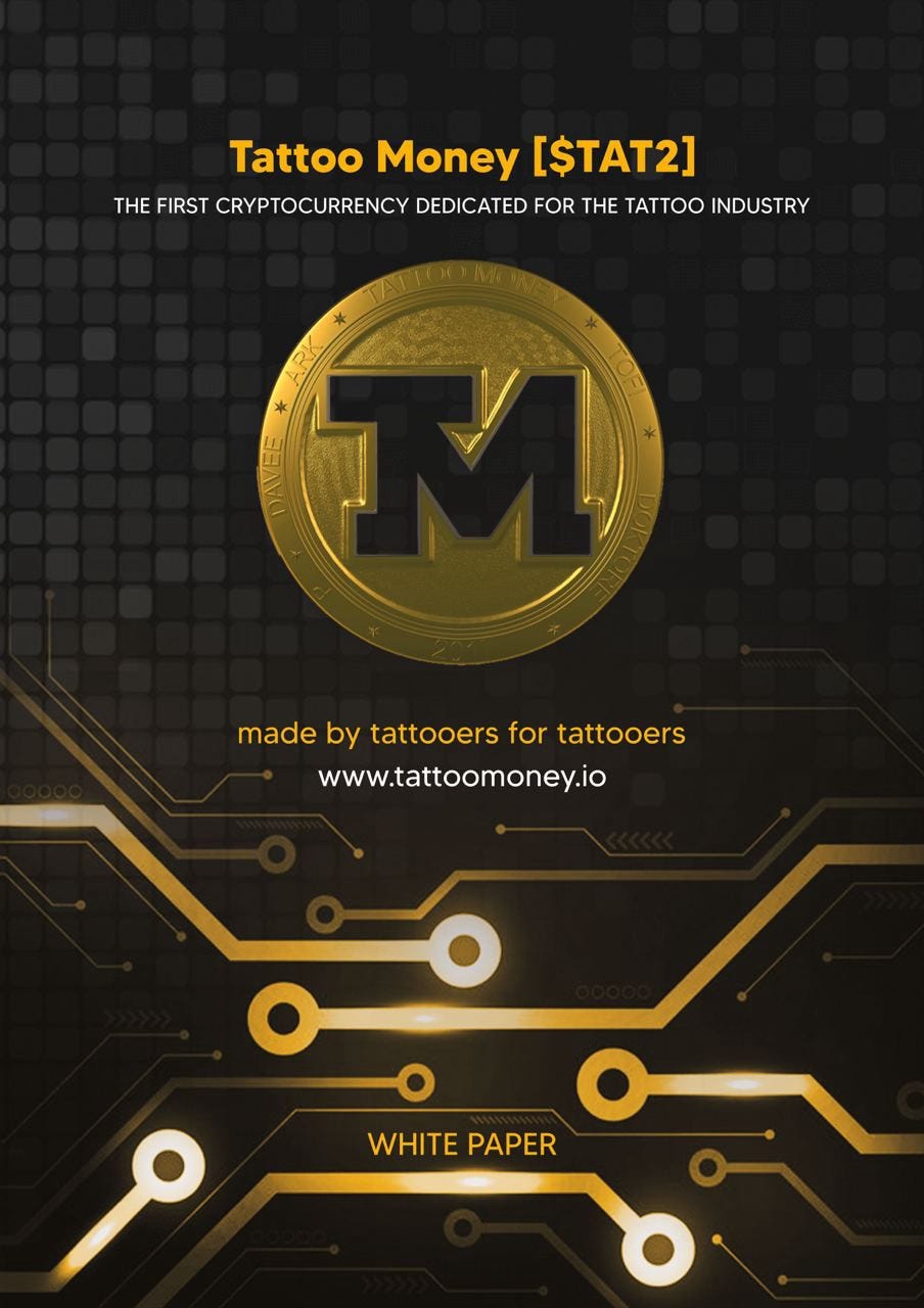 The first deflationary token for the tattoo industry | by TattooMoney |  Medium