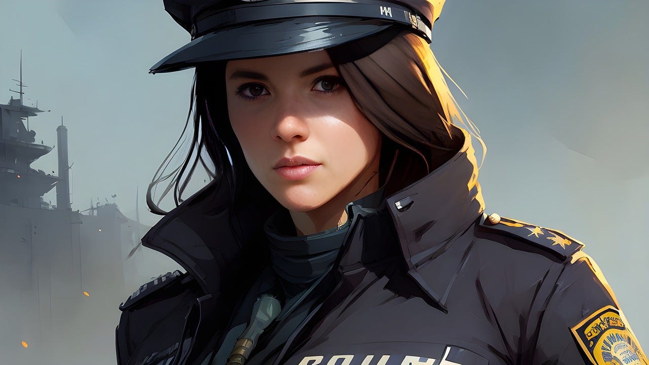 British Policewoman 3D Model $30 - .max - Free3D, image size:1280x720