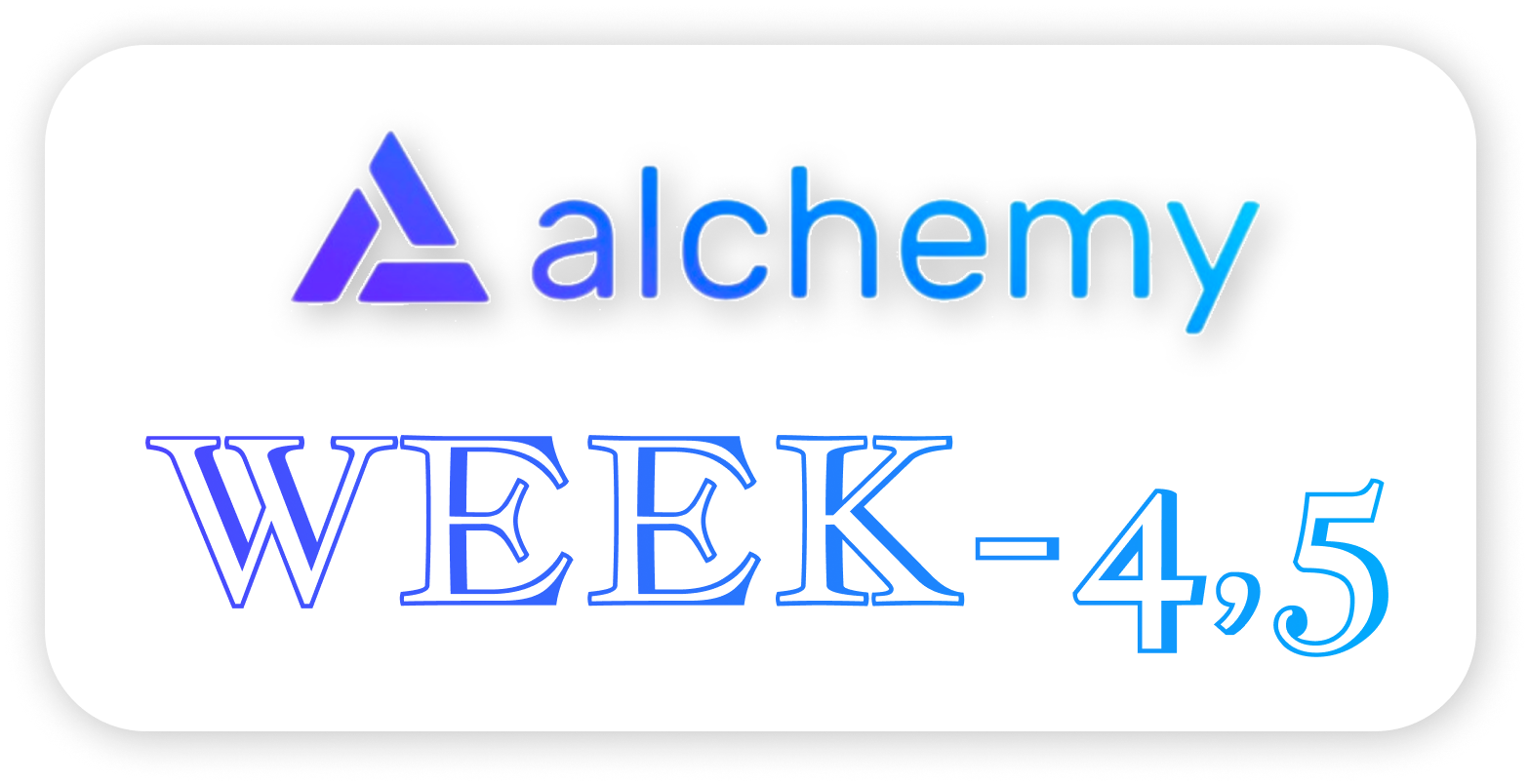 Alchemy University: Ethereum Developer Bootcamp | Week 4 & 5 | by manu kj |  Medium