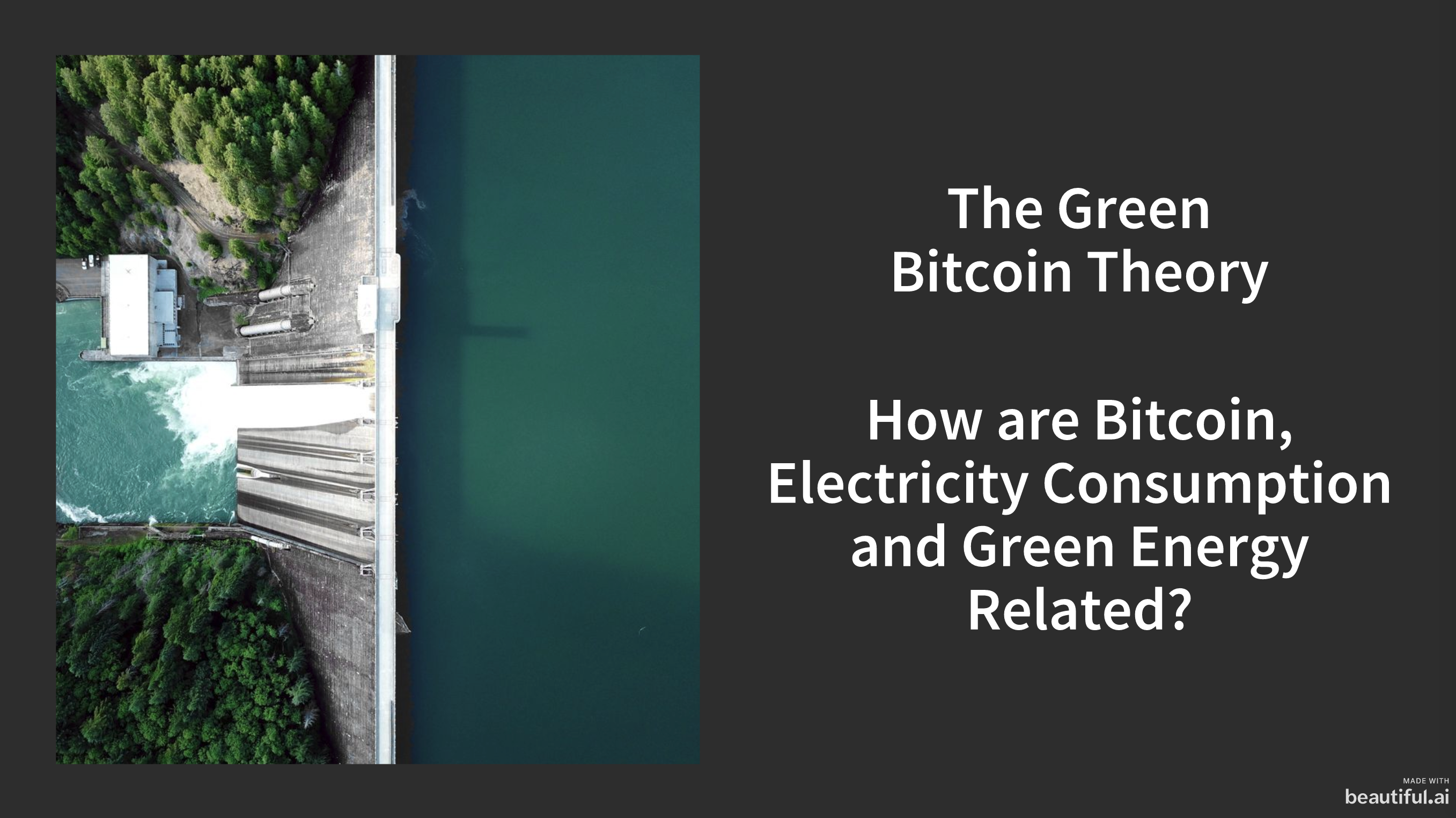 The Green Bitcoin Theory: How are Bitcoin, Electricity Consumption and Green  Energy Related? | by Philipp Sandner | Medium