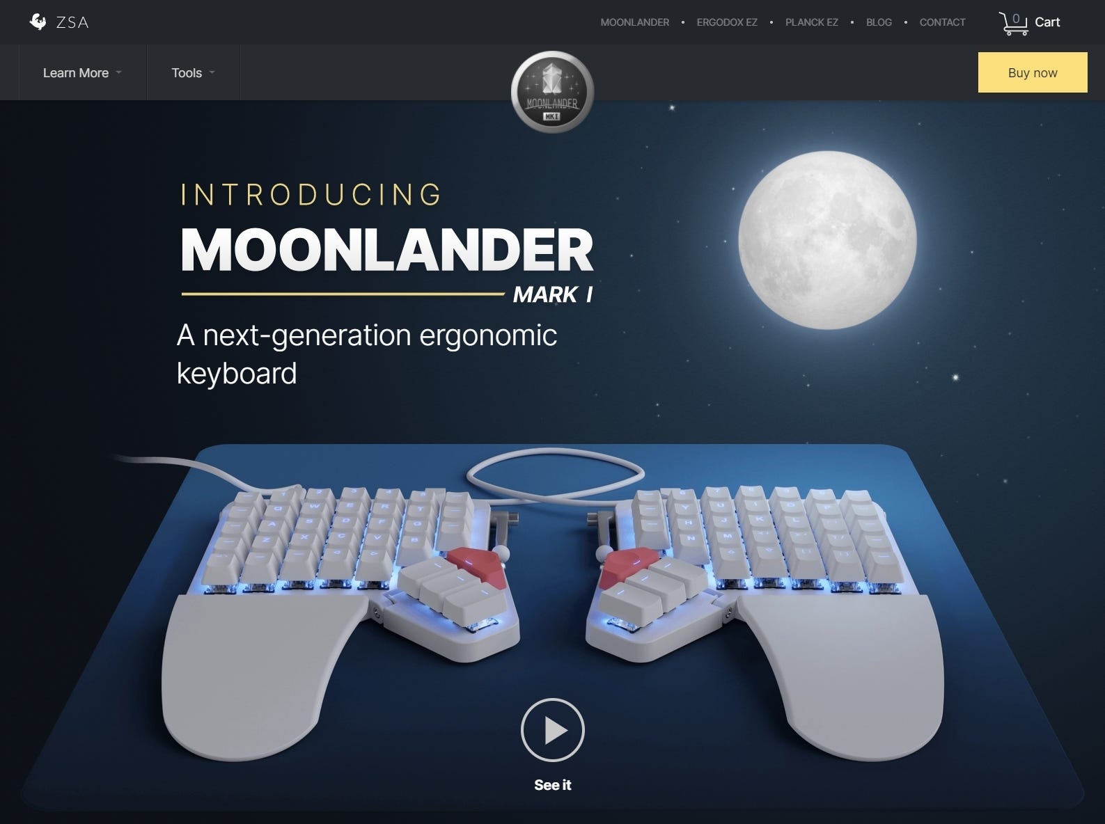 ZSA Moonlander Mk1 Review. Expensive, but one of the best ergodox