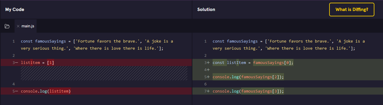 Example of diff. Image Source