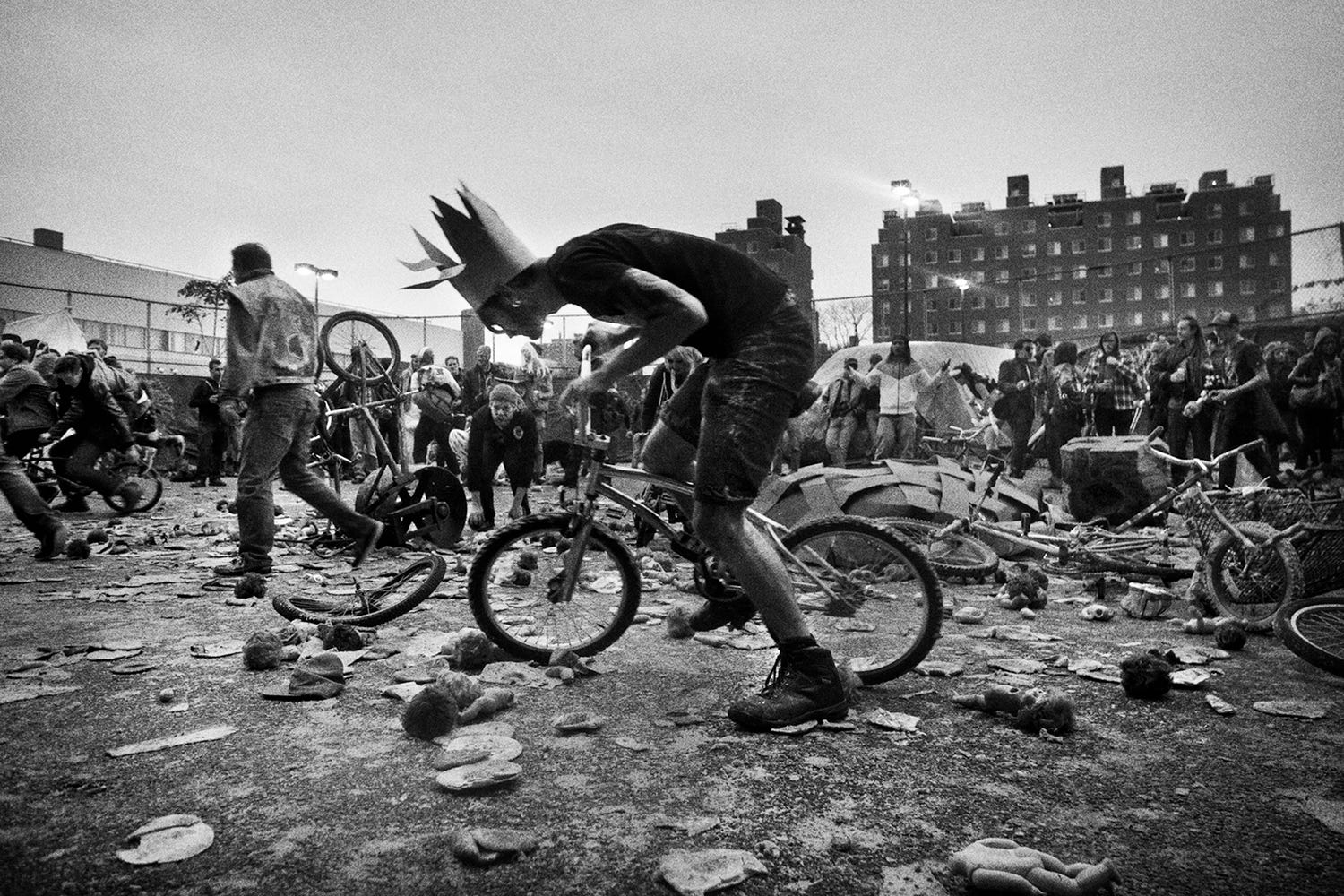 Inside the Black Label Bike Club. Bike-jousting Brooklynites