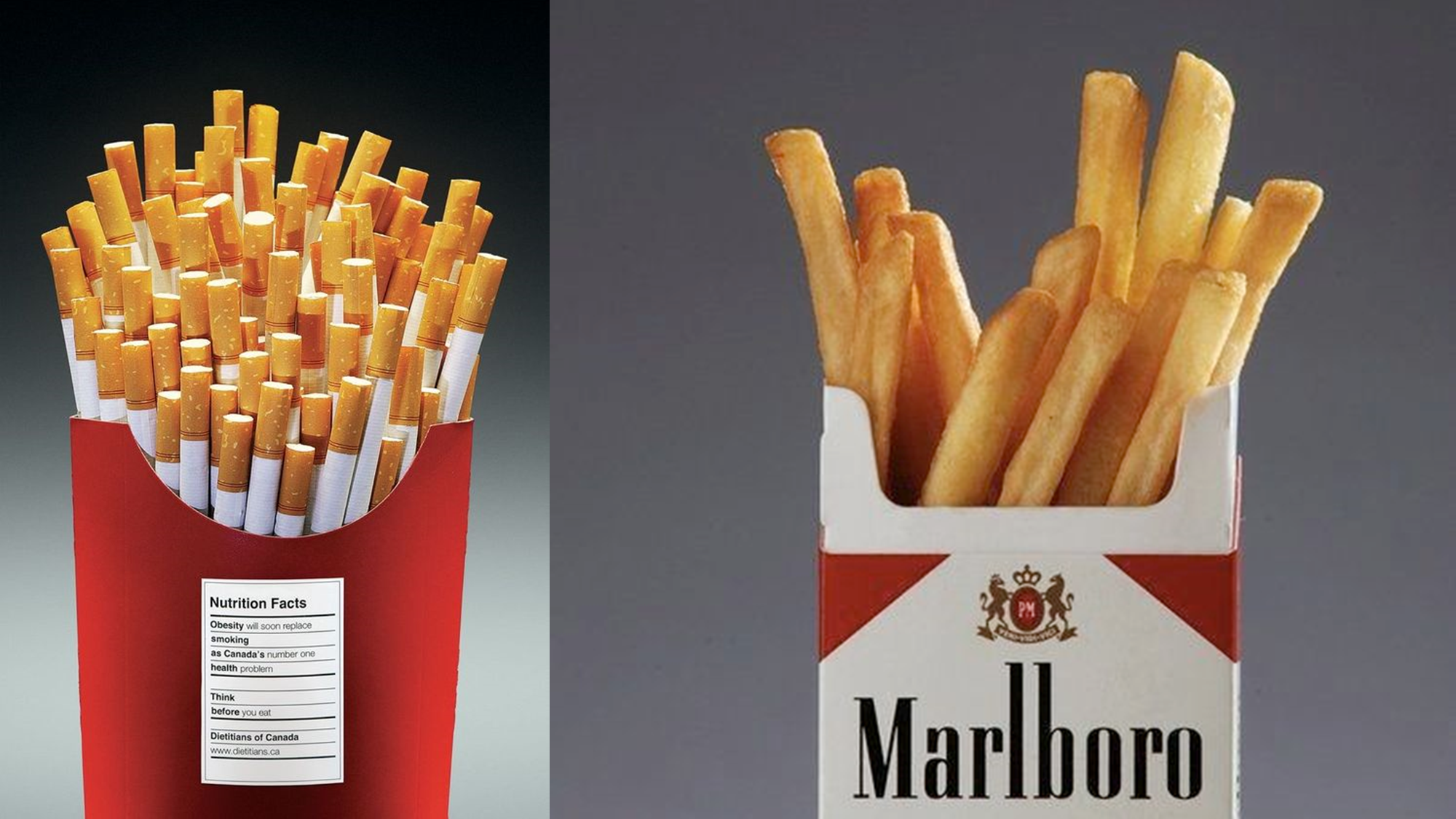 Cigarettes are healthier than French fries? | by Moneyfestation diary