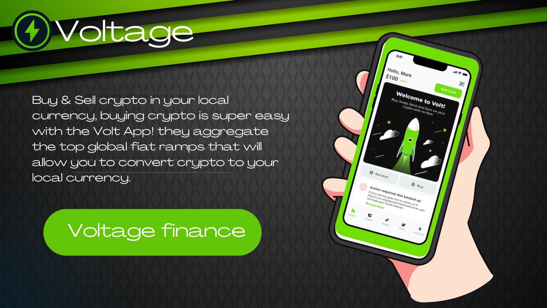 GET THE NEW VOLT APP FROM VOLTAGE TO PARTICIPATE IN THE DEFI REVOLUTION! |  by Emelie John Paul | Medium