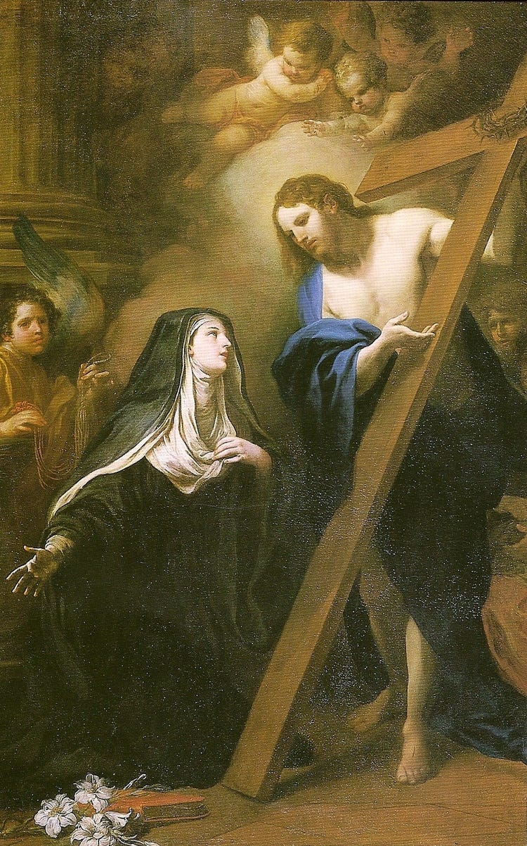 Saint Clare of the Cross of Montefalco | by Vic Alcuaz | Ave Maria
