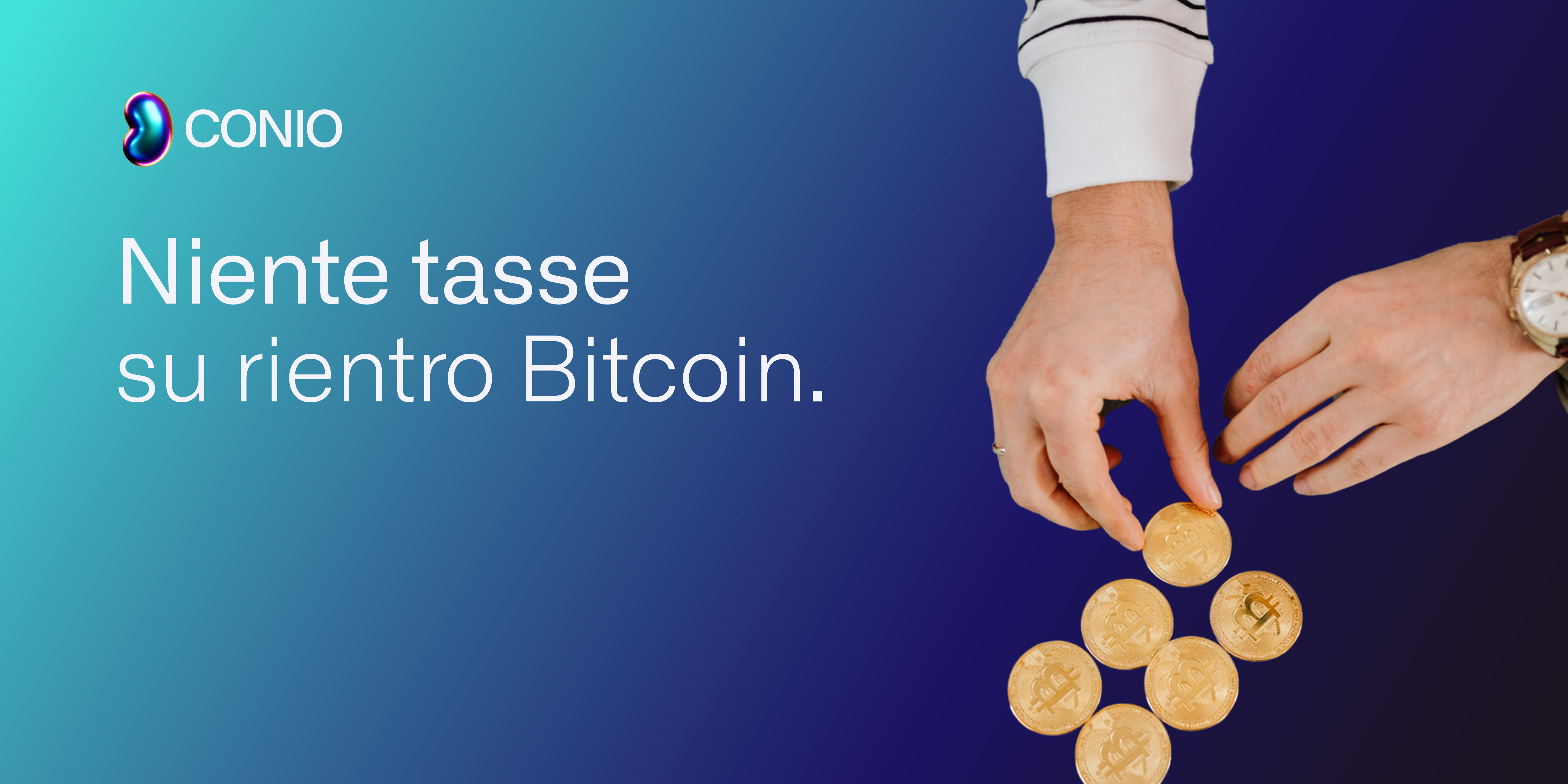 Agenzia delle Entrate: niente tasse sul rientro dei Bitcoin. | by Conio  Team | Conio Blog