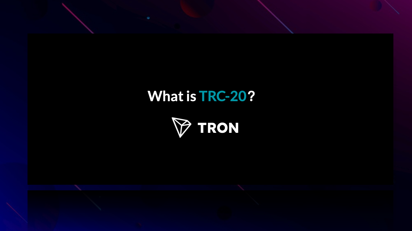 What is TRC20?. TRC20 (TRC20 Token Standard) is a token… | by TRON Core  Devs | TRON | Medium