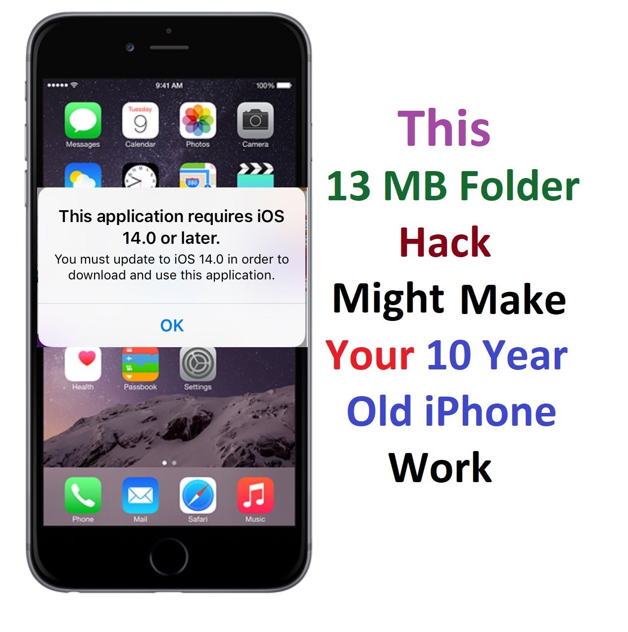 Your 10 Year Old iPhone Still Works — Secret Is Just a 13MB Folder