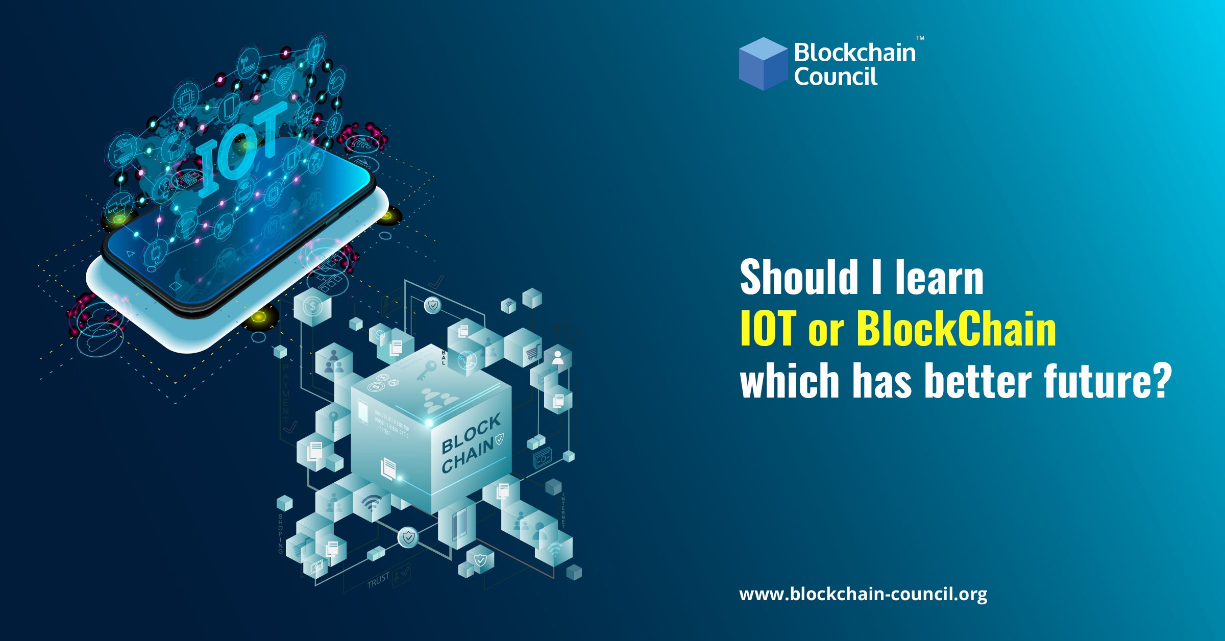 Should I learn IOT or Blockchain, which has a better future? | by Smita  Verma | Medium